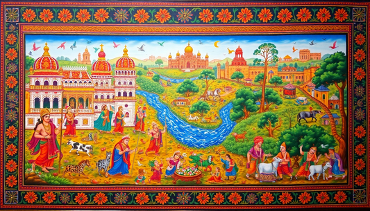 Unveiling the Captivating World of Phad Painting: A Timeless Art Form
