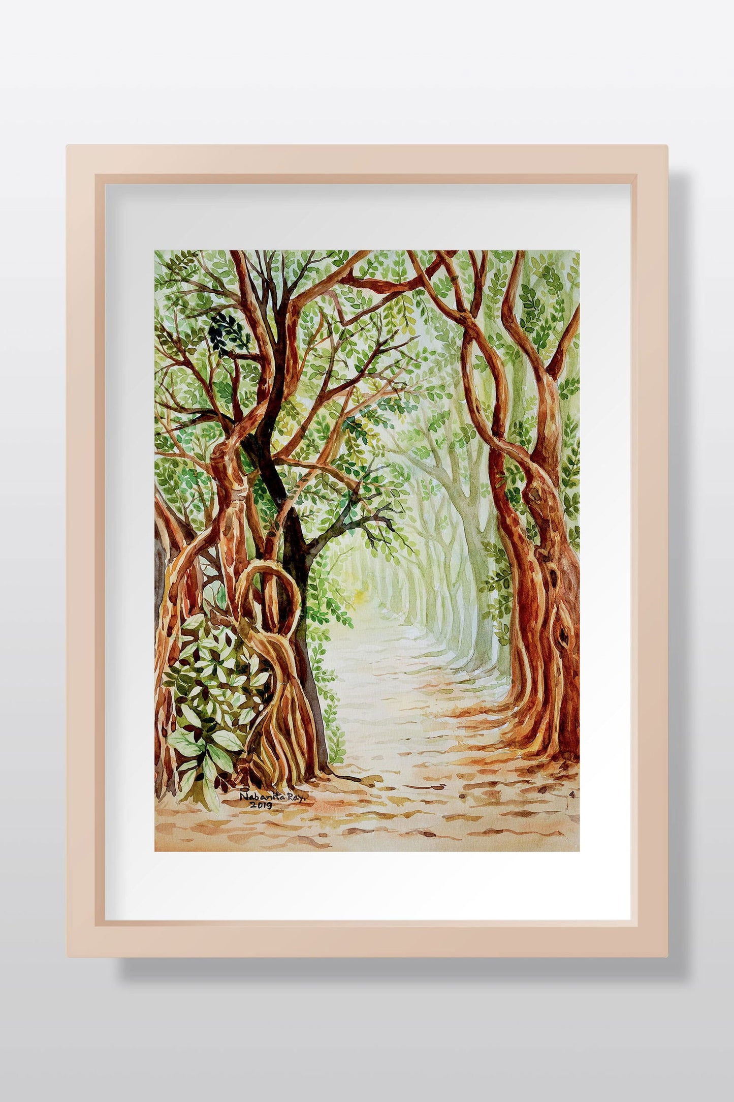 Landscape Watercolor Painting Watercolor painting Art by Nabanita Ray landscape-watercolor-painting