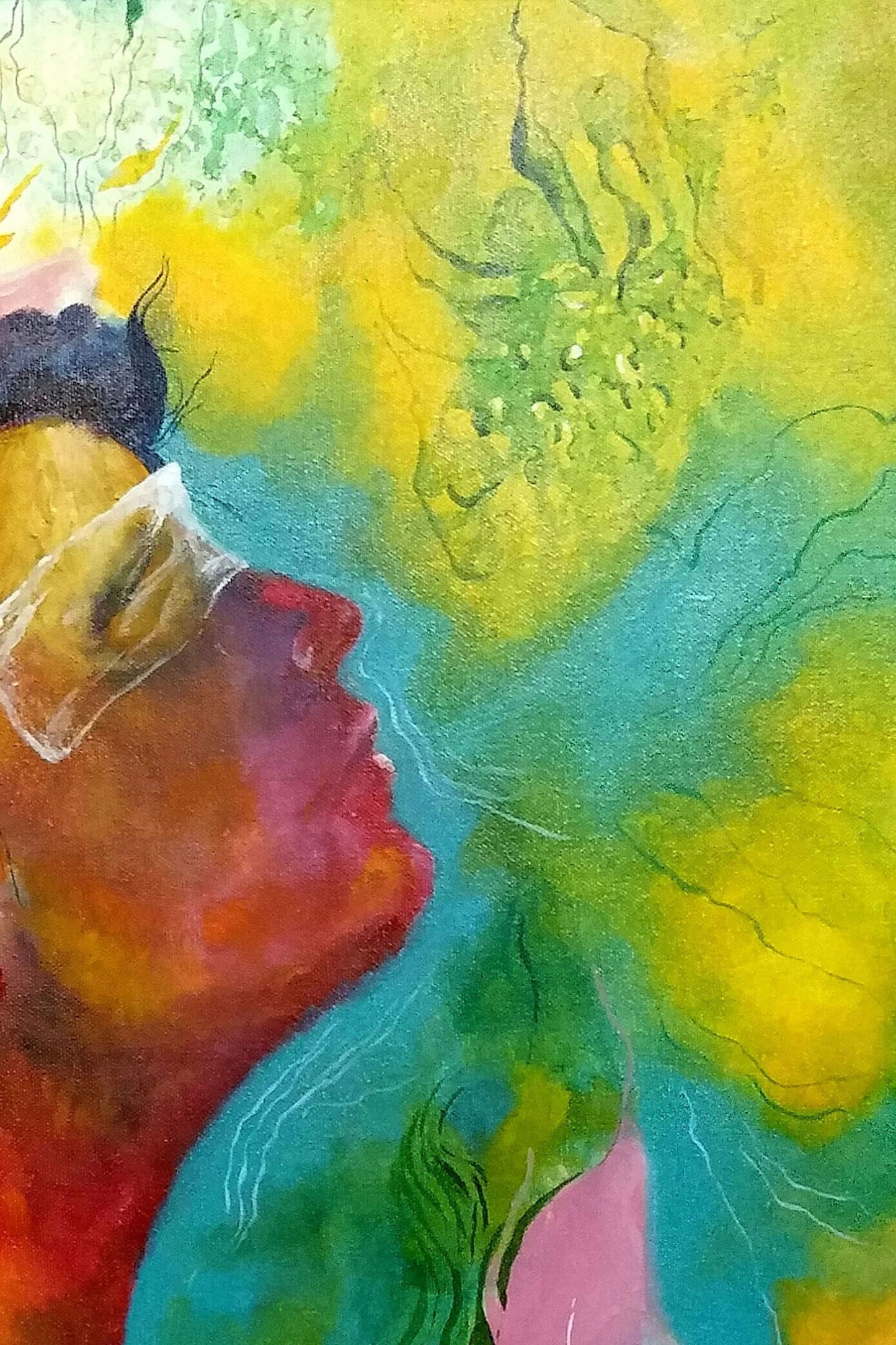 My Imagination 2 Acrylic Painting on Stretched Canvas Acrylic Painting Art by Rajendra Ray imagination-acrylic-painting