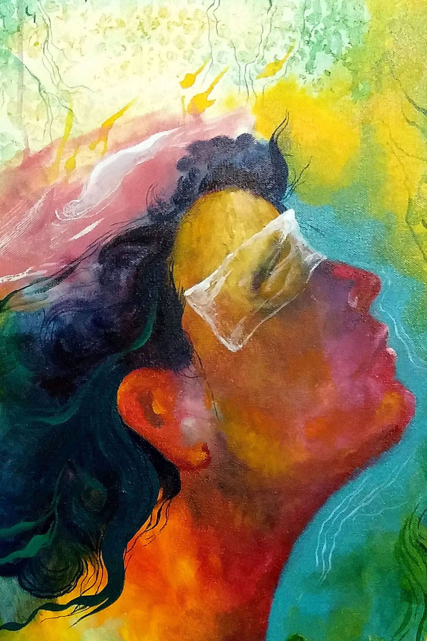 My Imagination 2 Acrylic Painting on Stretched Canvas Acrylic Painting Art by Rajendra Ray imagination-acrylic-painting
