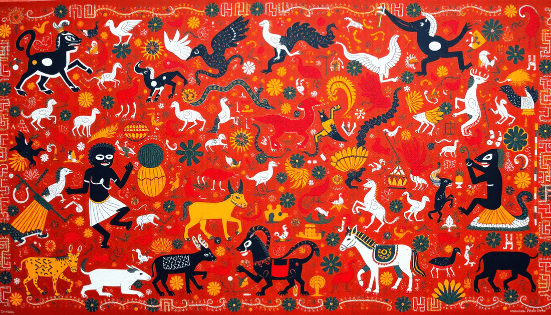 Exploring the Vibrant World of Pithora Painting: An Artistic Legacy Preserved