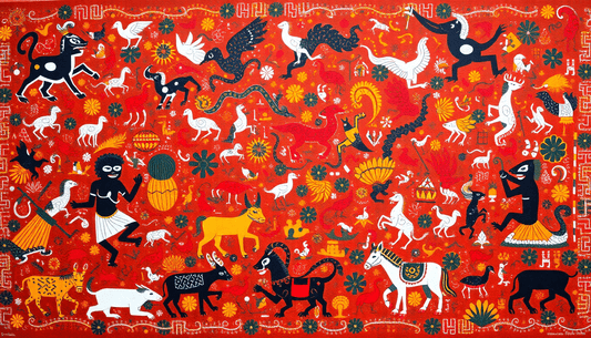 Exploring the Vibrant World of Pithora Painting: An Artistic Legacy Preserved