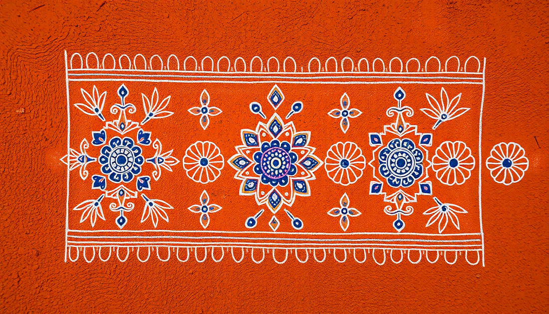 Mandana Painting in Modern Homes: Reviving Indian Folk Art with a Contemporary Twist