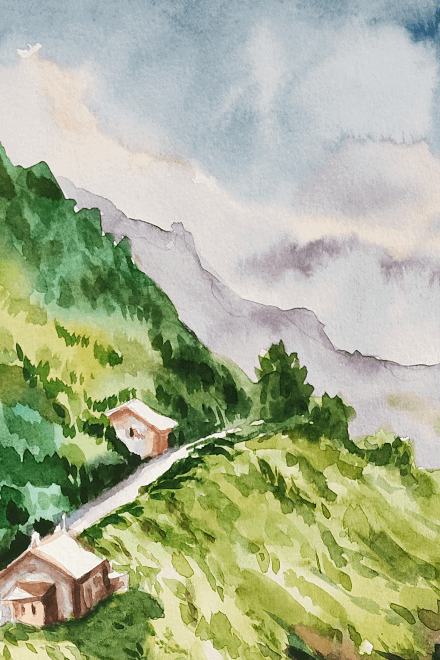 Captivating Watercolor Landscape Art Watercolor painting Art by Nabanita Ray nature-watercolor-painting-copy-copy-copy