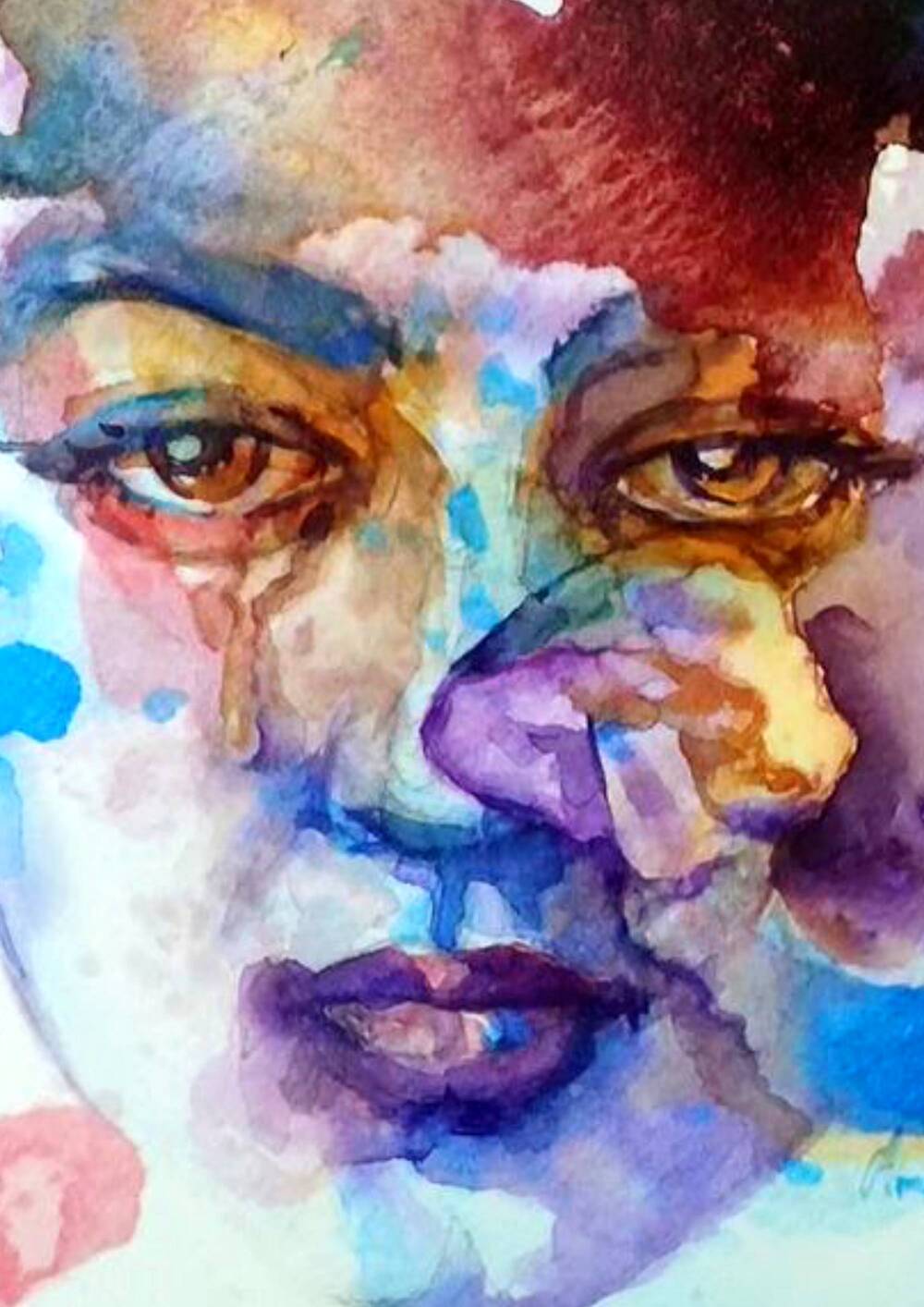 Eyes And Emotions: Watercolor on Canson Paper Watercolor painting Art by Ardhendu Bhushan Sahu eyes-and-emotions