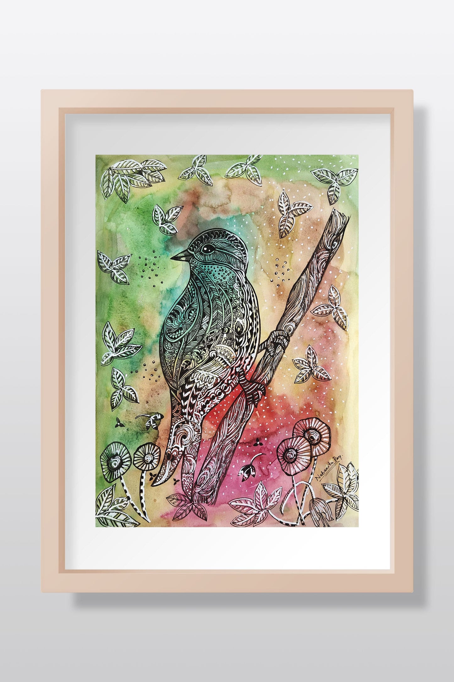  Traditional Bird Watercolor Painting Rich text editor